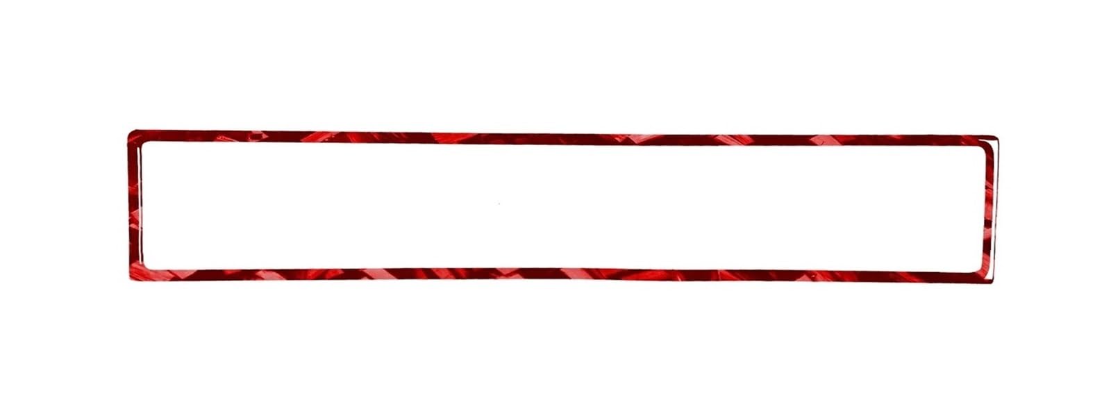 Mittelkonsole Dekor Für 3er E36 1994-1996 Carbon Fiber Co-Driver Dashboard Storage Panel Cover Auto Innenzubehör Dekorative Aufkleber Interieurleisten(1 Forged Red) von Mtuqvma
