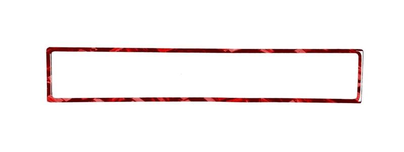 Mittelkonsole Dekor Für 3er E36 1994-1996 Carbon Fiber Co-Driver Dashboard Storage Panel Cover Auto Innenzubehör Dekorative Aufkleber Interieurleisten(1 Forged Red) von Mtuqvma