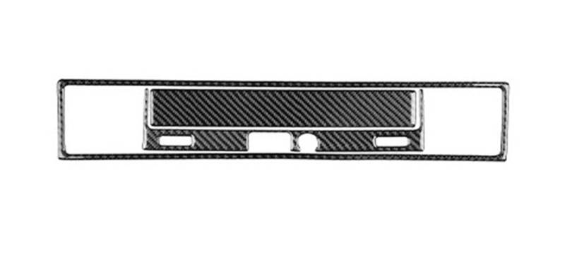 Mittelkonsole Dekor Für 3er E36 1994-1996 Carbon Fiber Co-Driver Dashboard Storage Panel Cover Auto Innenzubehör Dekorative Aufkleber Interieurleisten(4 Black) von Mtuqvma
