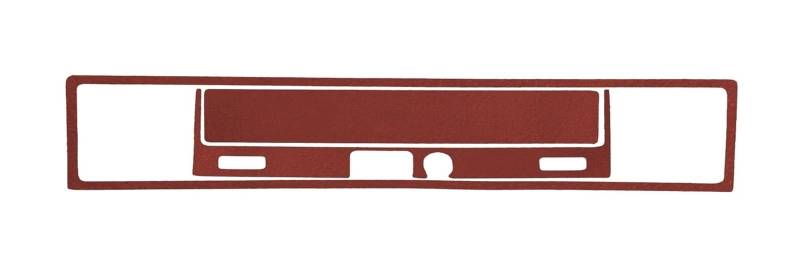 Mittelkonsole Dekor Für 3er E36 1994-1996 Carbon Fiber Co-Driver Dashboard Storage Panel Cover Auto Innenzubehör Dekorative Aufkleber Interieurleisten(4 Leather Red) von Mtuqvma