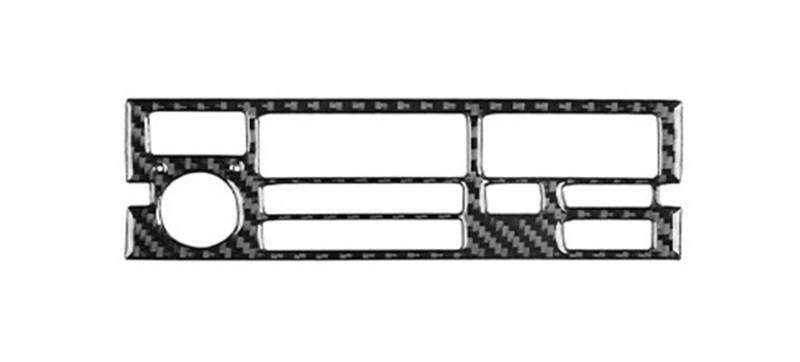 Mittelkonsole Dekor Für 3er E36 1994-1996 Carbon Fiber Radio Klimaanlage Bedienfeld Autoinnenausstattung Dekorative Aufkleber Interieurleisten(1 Black) von Mtuqvma