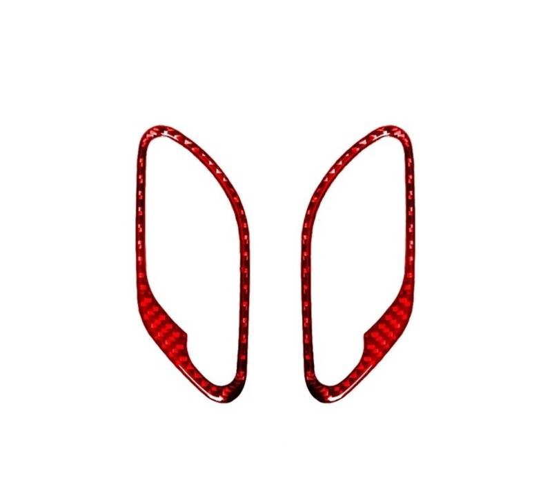 Mittelkonsole Dekor Für 5 Series 1998 1999 2000 2001 2002 2003 Autoinnenraum Dekorative Kohlefaser Türgriff Styling Aufkleber Interieurleisten(Red Front) von Mtuqvma