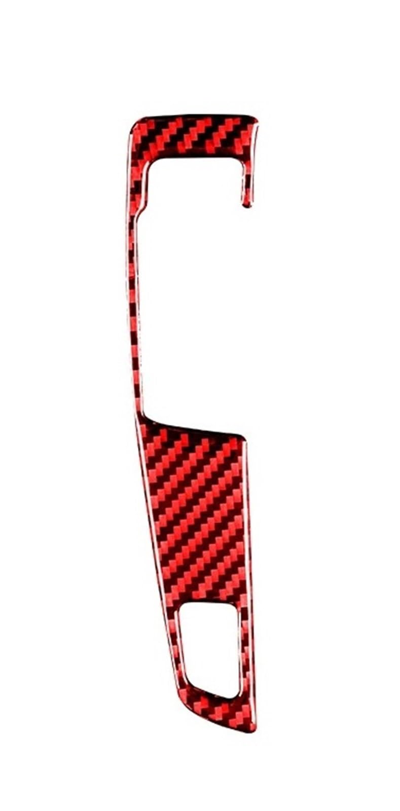 Mittelkonsole Dekor Für 5 Series F10 F18 2011-2017 Autozubehör Carbonfaser Innenraum Auto Schalttafelknöpfe Zierrahmenabdeckung Aufkleber Interieurleisten(Style B(Red)) von Mtuqvma