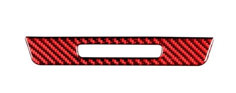 Mittelkonsole Dekor Für 5 Series F10 F18 2011-2017 Zubehör Carbon Fiber Innen Autositz Memory-Einstellung Knopf Trim Cover Rahmen Aufkleber Interieurleisten(RED) von Mtuqvma