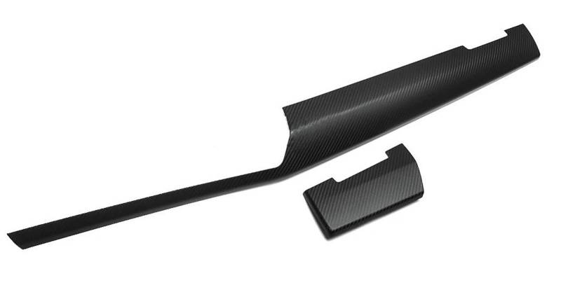 Mittelkonsole Dekor Für 5 Series G60 G61 G68 2024 2025 LHD Carbon Fiber Auto Interior Center Console Instrument Dashboard Panel Trim Zubehör Interieurleisten(Matte Carbon) von Mtuqvma