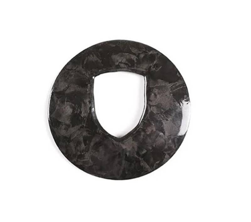 Mittelkonsole Dekor Für 718 2016 2017 2018 2019 2020 2021 Auto Lenkrad Modellierung Dekoration Real Carbon Fiber Panel Abdeckung Interieurleisten(Forging Grain Style) von Mtuqvma