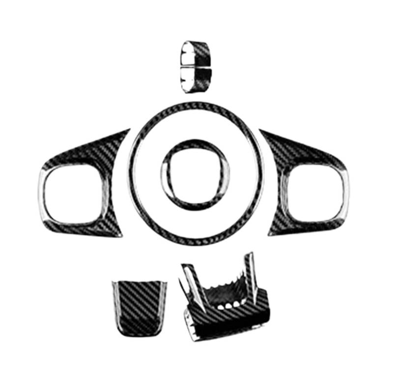 Mittelkonsole Dekor Für Abarth 595 2008 2009 2010-2013 2014 2015 2016 2017 2018 2019 2020 2021 2022 2023 Echt Hard Carbon Faser Aufkleber Interieurleisten(N) von Mtuqvma