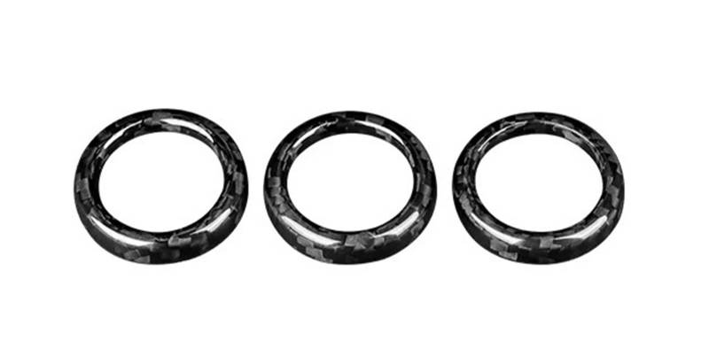Mittelkonsole Dekor Für Abarth 595 2012 2013 2014 2015 2016 2017 2018 2019 2020 2021 2022 2023 Echt Hard Carbon Fiber Turbo Ring Aufkleber Interieurleisten von Mtuqvma