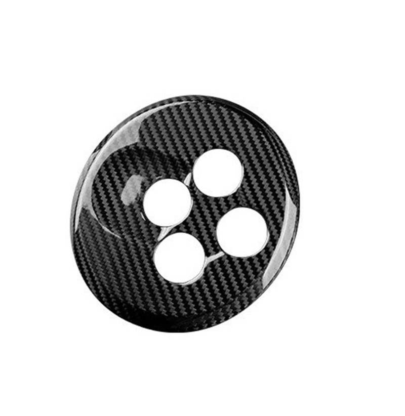 Mittelkonsole Dekor Für Abarth 595 Für Abarth 695 2012-2016 2017 2018 2019 2020 2021 2022 2023 Automatischer Schaltrahmen-Trimm Echter Harter Carbonfaser-Aufkleber Interieurleisten(Inner Panel) von Mtuqvma