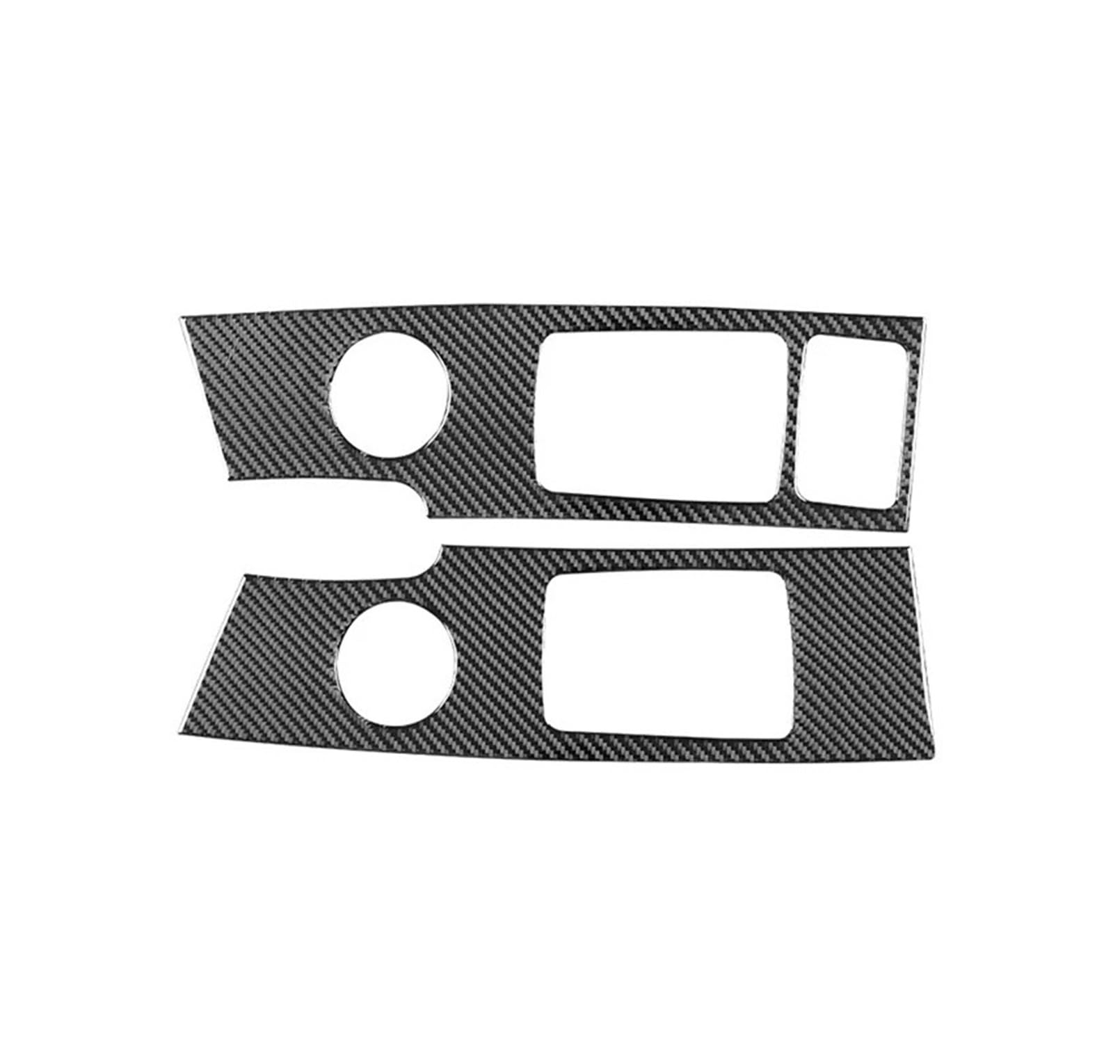Mittelkonsole Dekor Für CRV 2007 2008-2011 Zubehör Carbon Fiber Innen Auto Armaturenbrett Panel Beide Seiten Luftauslässe Dekor Rahmen Abdeckung Trim Interieurleisten(Left-Hand Drive) von Mtuqvma