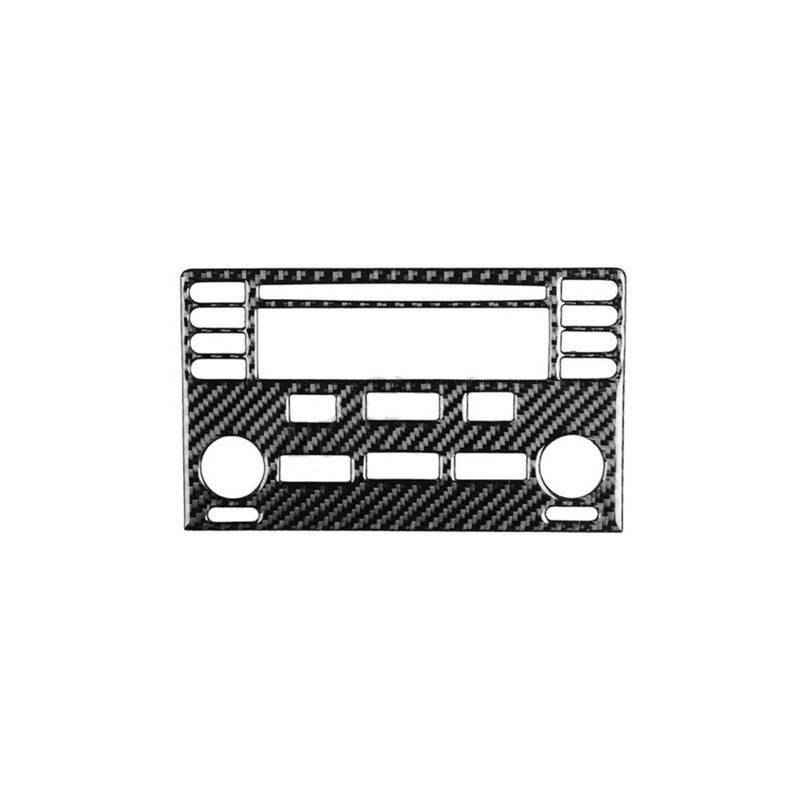 Mittelkonsole Dekor Für Chevrolet Für Cobalt 2005-2010 Carbon Fiber Zentrale Konsole CD Panel Abdeckung Aufkleber Trim Innen Zubehör Interieurleisten(Schwarz) von Mtuqvma