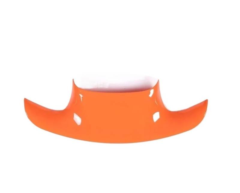 Mittelkonsole Dekor Für Chevrolet Für Corvette C7 Z06 2014-2019 ABS Carbon Fiber Car Styling Auto Lenkrad Index Abdeckung Aufkleber Auto Innen Teile Interieurleisten(Orange) von Mtuqvma