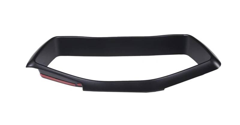 Mittelkonsole Dekor Für Chevrolet Für Corvette C8 Stingray Z51 Z06 2020-2023 ABS Carbon Fiber/Rot Auto Innen Dashboard Rahmen Trim Abdeckung Zubehör Interieurleisten(Matte Black) von Mtuqvma
