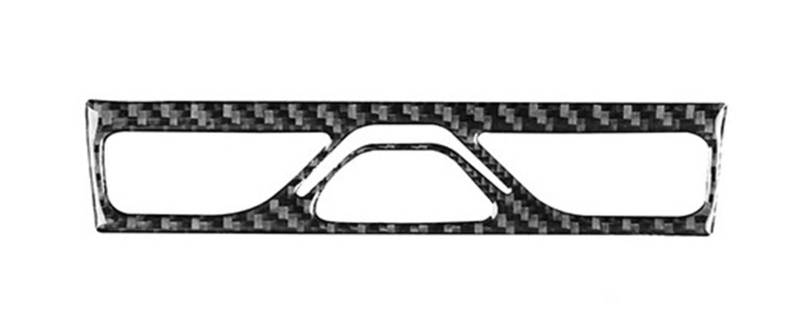 Mittelkonsole Dekor Für Chevrolet Für Impala 2014-2022 Auto ASC Bedientastenfeldabdeckung Kohlefaseraufkleber Zierleiste Innenausstattung Interieurleisten(A Black) von Mtuqvma