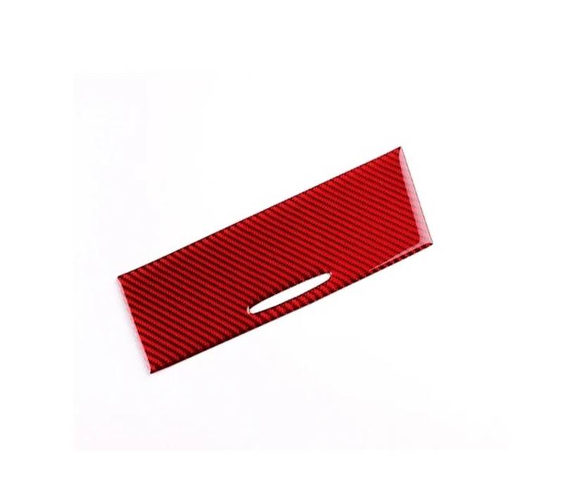 Mittelkonsole Dekor Für Chrysler 300 300C 2011-2014 LHD RHD Echter Weicher Carbonfaser Aufkleber Auto Zentralsteuerung Zigarettenanzünder Verkleidung Interieurleisten(LHD RHD Red Carbon) von Mtuqvma