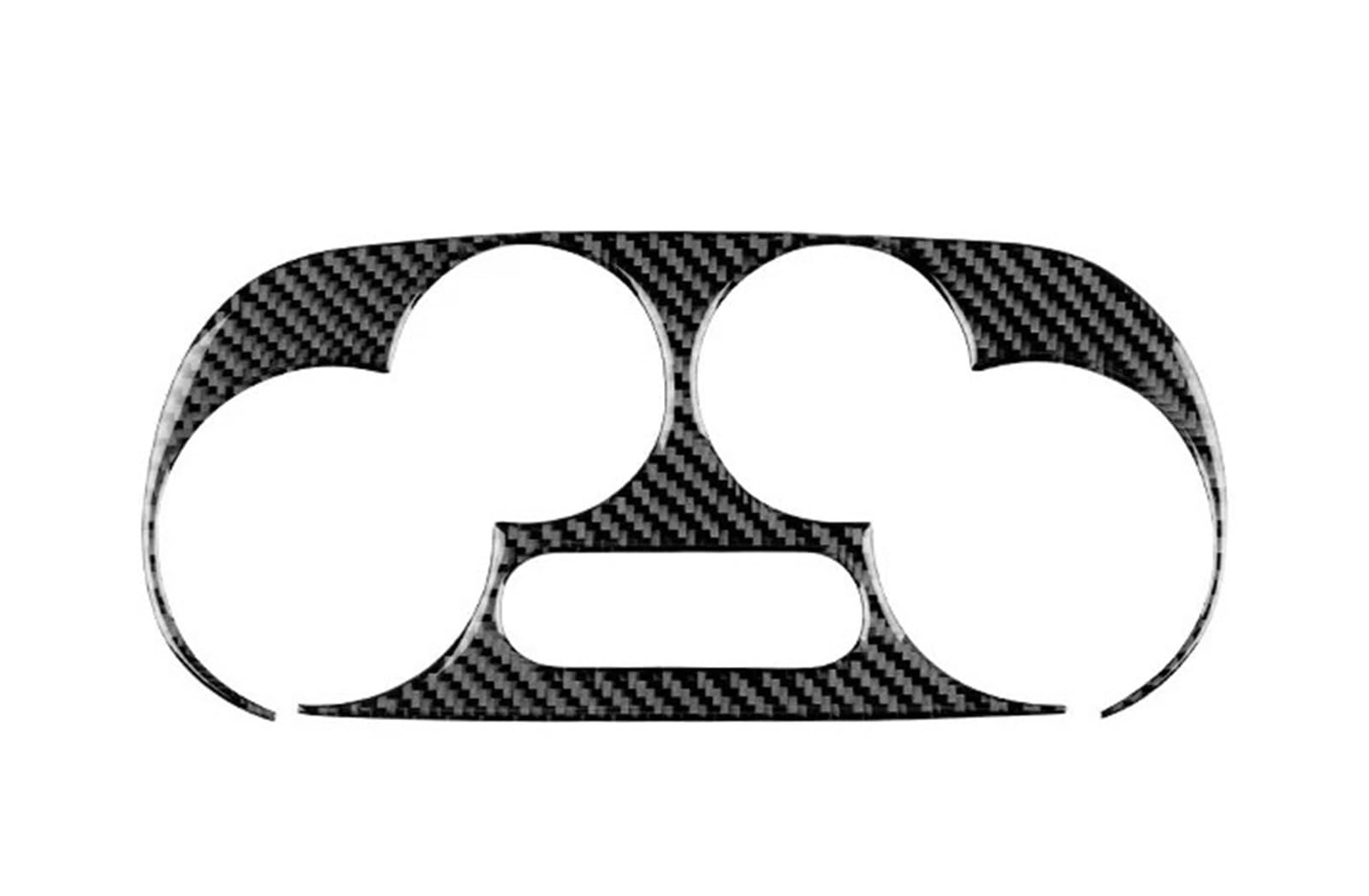 Mittelkonsole Dekor Für FIAT 500 2008 2009 2010 2011 2012 2013 2014 2015 2016 2017 2018 2019 2020 2021 2022 2023 Echt Weichen Carbon Faser Interieurleisten(B) von Mtuqvma