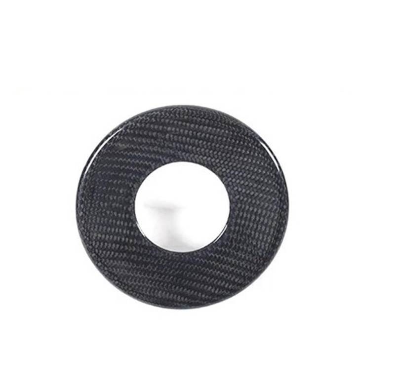 Mittelkonsole Dekor Für FIAT 500 2010-2024 Real Carbon Fiber Car Center Console Schalttafel Lenkrad Dekorativer Rahmenaufkleber Interieurleisten(11) von Mtuqvma