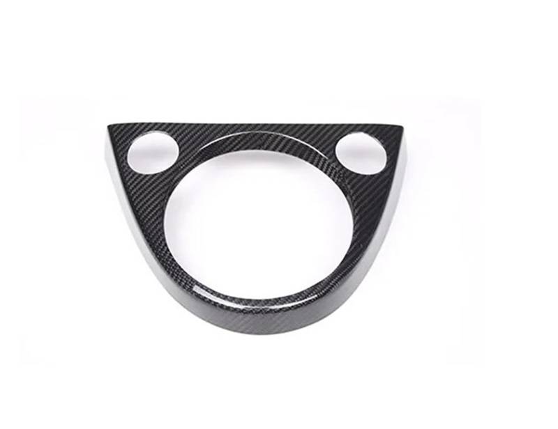 Mittelkonsole Dekor Für FIAT 500 2010-2024 Real Carbon Fiber Car Center Console Schalttafel Lenkrad Dekorativer Rahmenaufkleber Interieurleisten(3) von Mtuqvma