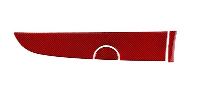 Mittelkonsole Dekor Für FIAT Für Abarth 595 2016 2017 2018 2019 2020 2021 2022 2023 Autoaufkleber Echter Weicher Carbonfaser Interieurleisten(D) von Mtuqvma
