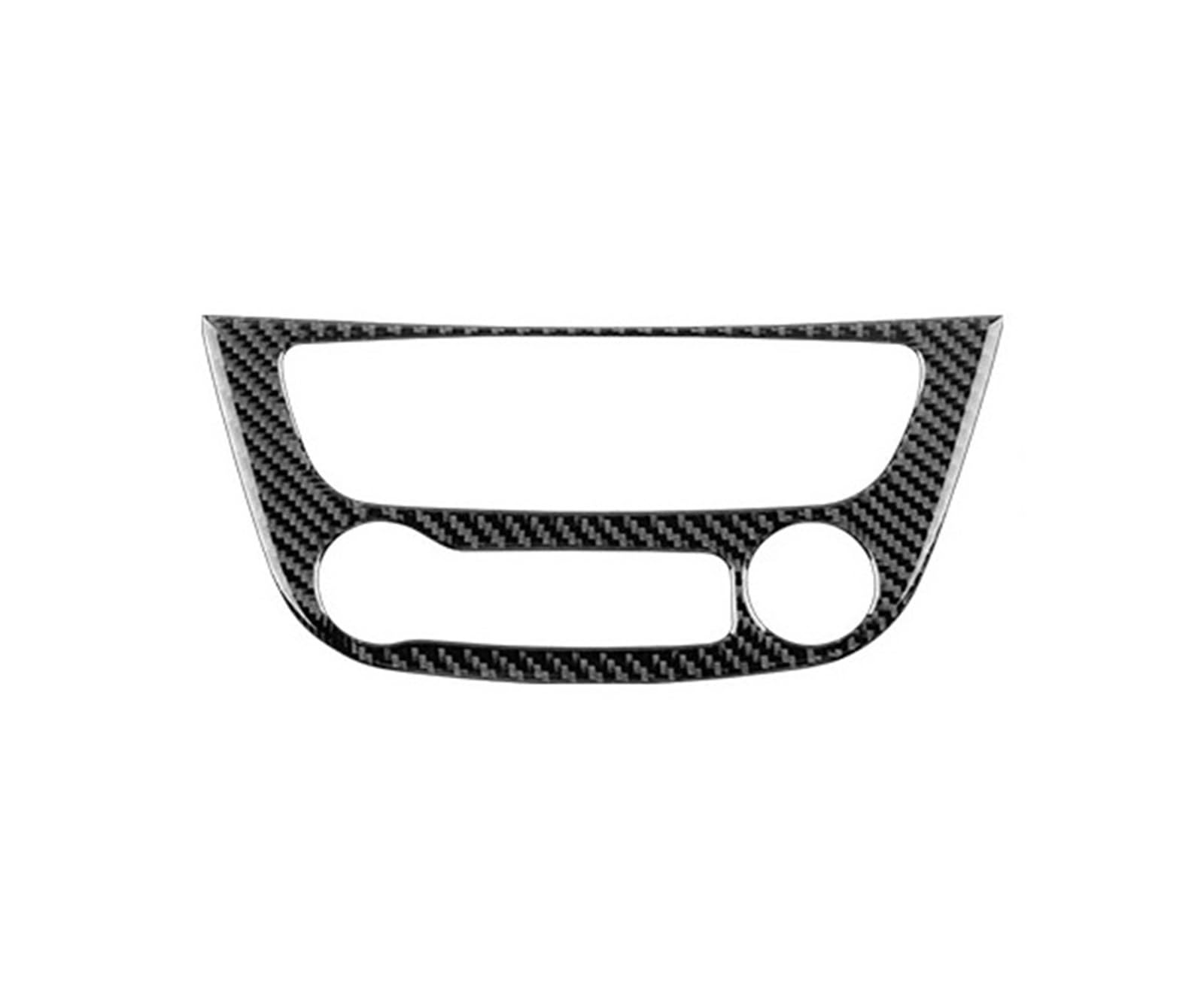Mittelkonsole Dekor Für Fluence Für Megane RS 2009 2010 2011 2012 2013 2014 LHD RHD Echter Weicher Carbonfaser Aufkleber Zentralschalter Innenverkleidung Interieurleisten(Type A Black Carbon) von Mtuqvma