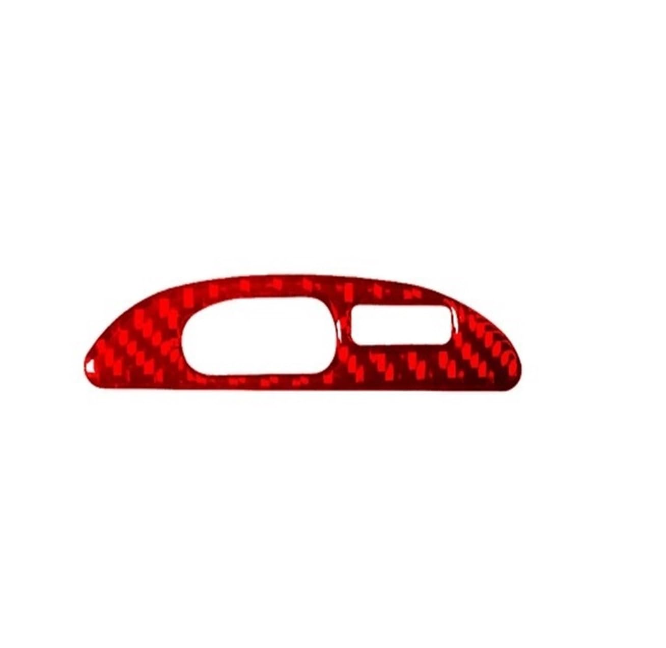 Mittelkonsole Dekor Für Ford Für Mustang Für Cabrio 2001 2002 2003 2004 Auto Carbon Faser Aufkleber Uhr Panel Abdeckung Trim Interieurleisten(RED) von Mtuqvma