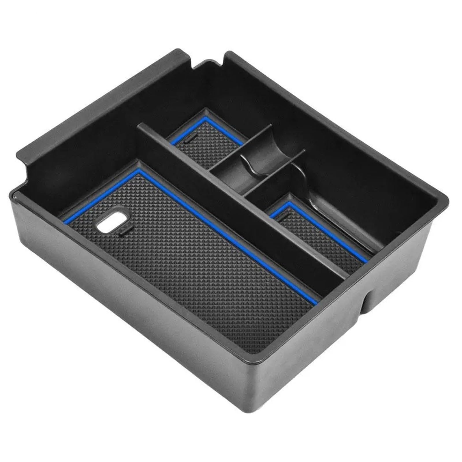 Mittelkonsole Dekor Für Hyundai Für Tucson NX4 Limited 2022 Center Console Organizer Tray Auto Zentrale Armlehne ABS Aufbewahrungsbox Interieurleisten(Blau) von Mtuqvma