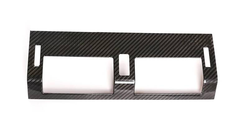 Mittelkonsole Dekor Für Land Für Rover Für Defender 90 110 130 2020-2025 Dry Carbon Fiber Car Center Dashboard Klimaanlage Outlet Vent Rahmen Trim Cover Interieurleisten(Carbon Fiber) von Mtuqvma