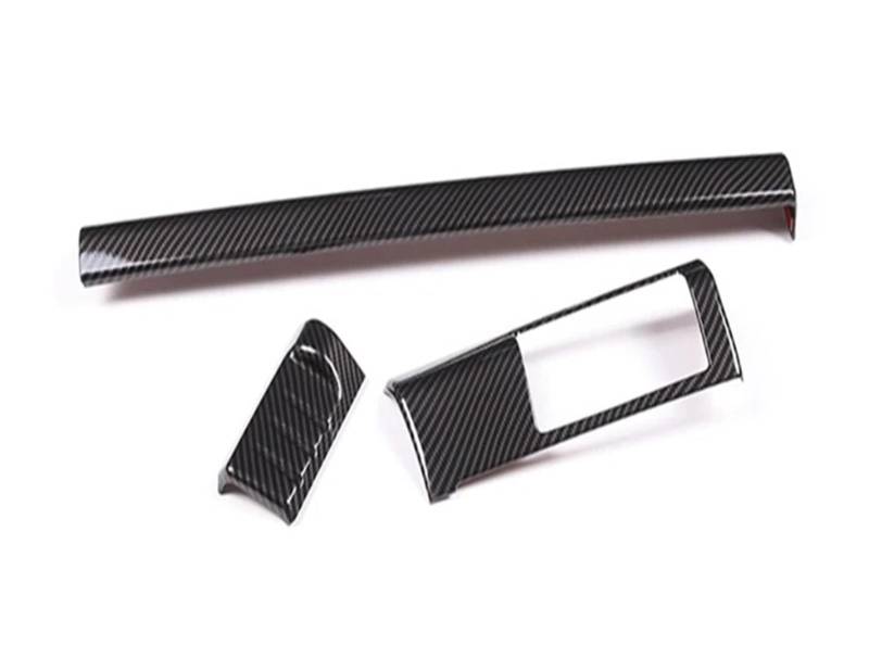 Mittelkonsole Dekor Für Land Für Rover Für Freelander 2 2007-2015 3 PCS Auto Armaturenbrett Panel Abdeckung Trim Dekoration Aufkleber Zubehör ABS Carbon Fiber Interieurleisten von Mtuqvma