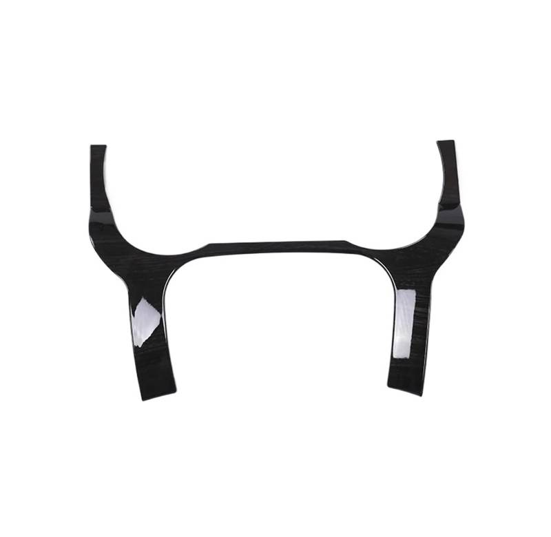 Mittelkonsole Dekor Für Land Für Rover Für Range Für Rover Für Evoque 12-18 Linkslenker Auto Armaturenbrett Dekoration Panel Abdeckung Zierrahmen Zubehör Interieurleisten(Black Wood Grain) von Mtuqvma