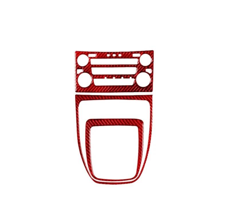 Mittelkonsole Dekor Für Lexus RX300 1998 1999 2000 2001 2002 2003 Auto Carbon Fiber Radio Mit Navigation System Aufkleber Interieurleisten(Red Set B1) von Mtuqvma