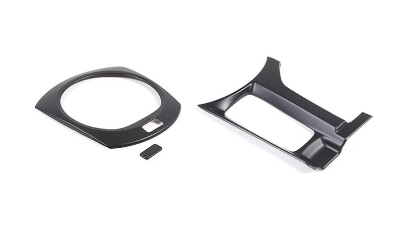 Mittelkonsole Dekor Für Mazda Für MX-5 MX5 2016-2023 ABS Carbon Autokonsole Getriebe Dekorative Panel Autoinnenausstattung Interieurleisten(Style C Matte Black) von Mtuqvma