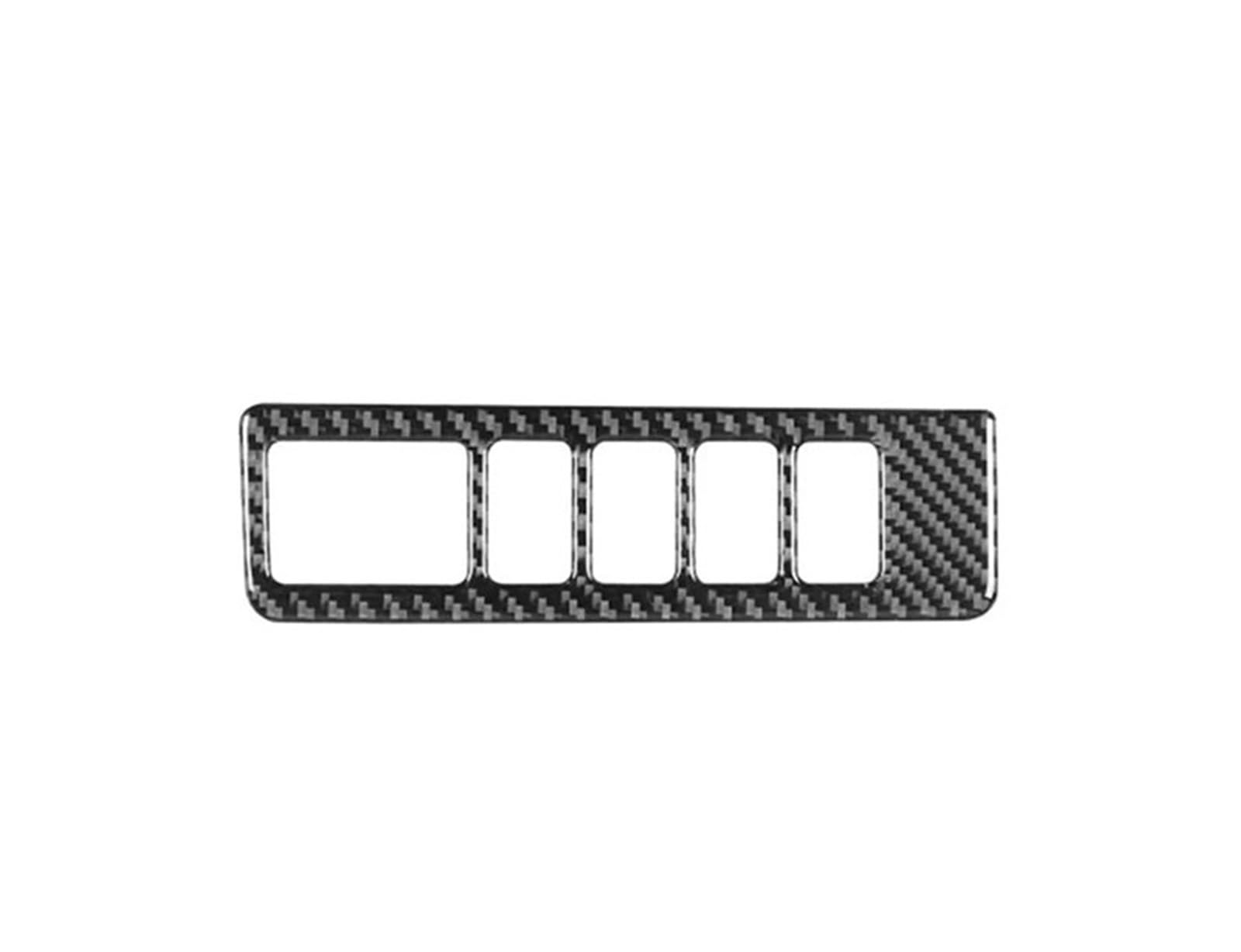 Mittelkonsole Dekor Für Nissan Für Quest 2004 2005 2006 Autozubehör Center Control Panel Dashboard Gangschaltung Fensterheber Kohlefaseraufkleber Interieurleisten(Button Frame) von Mtuqvma