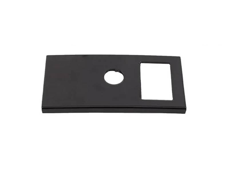 Mittelkonsole Dekor Für Range Für Rover Vogue 2024 2025 Echtkohlefaser Auto Center Control Shift Panel Rahmen Dekoratives Aufkleber Zubehör Interieurleisten(ABS Black) von Mtuqvma
