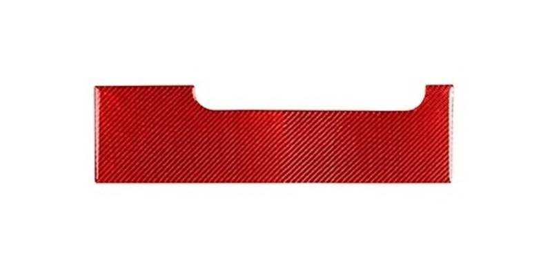Mittelkonsole Dekor Für TT Für MK1 Für 8N 2001-2006 Kohlefaser Copilot Handschuhfach Panel Zierleiste Autoinnenausstattung Dekorative Aufkleber Interieurleisten(1 Red RHD) von Mtuqvma