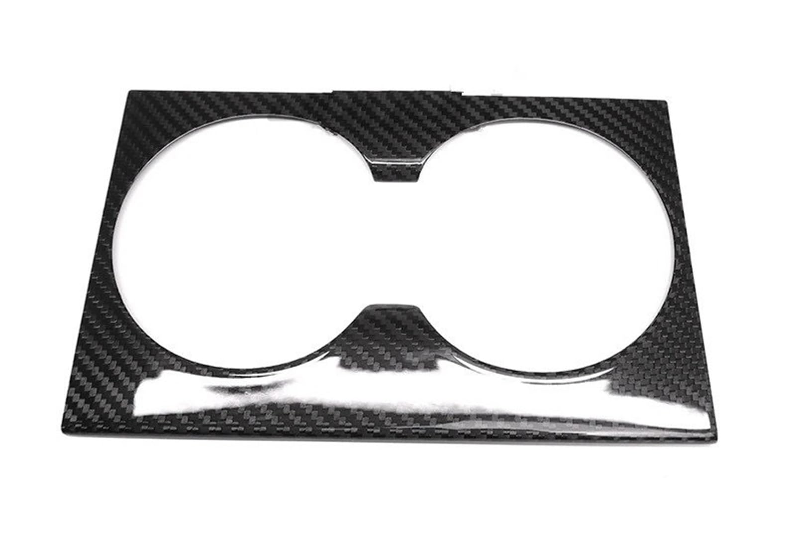 Mittelkonsole Dekor Für Tesla Für Modell 3 Für Modell Für Y 2024 2025 Carbon Autoinnenraum Mittelkonsole Vorder- Und Rücksitz Wasserbecher Panel Abdeckung Trim Interieurleisten(Front Cup Glossy) von Mtuqvma