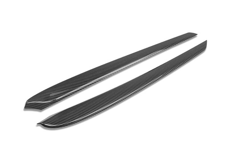 Mittelkonsole Dekor Für Tesla Für Modell Für Y 2021 2022 2023 Matte Carbon Fiber ABS Auto Front Innen Armaturenbrett Tür Seitenverkleidung Interieurleisten(Glossy Carbon Fiber) von Mtuqvma