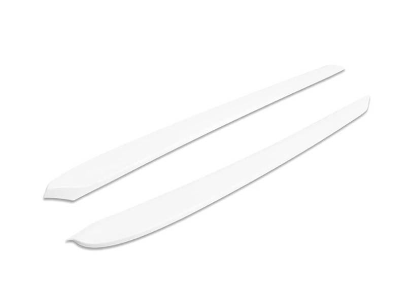 Mittelkonsole Dekor Für Tesla Für Modell Für Y 2021 2022 2023 Matte Carbon Fiber ABS Auto Front Innen Armaturenbrett Tür Seitenverkleidung Interieurleisten(Glossy White) von Mtuqvma