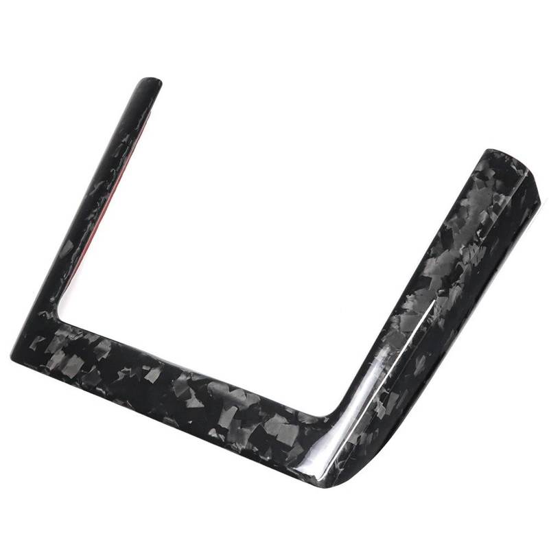 Mittelkonsole Dekor Für Tesla Für Modell Für Y Für Modell 3 2024 2025 Carbon Car Interior Center Armlehne Box Wireless Charger Panel Cover Trim Interieurleisten(Forged Carbon Fiber) von Mtuqvma