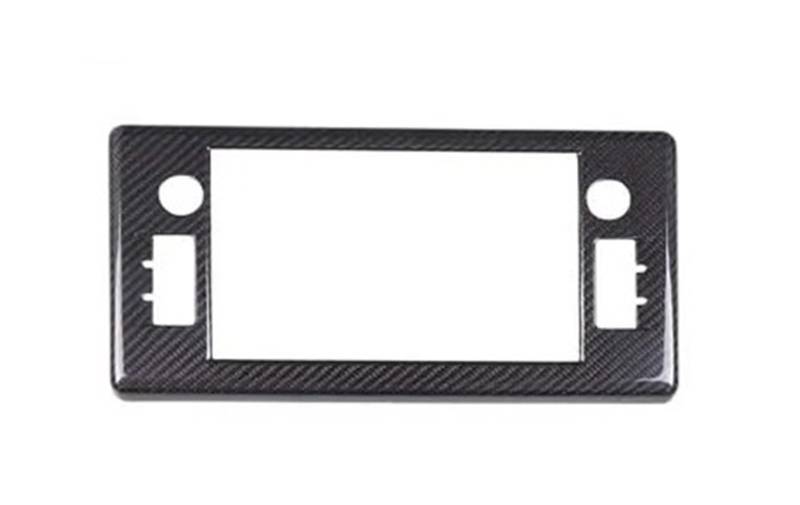 Mittelkonsole Dekor Für Toyota 86 2022 Real Carbon Fiber Car Styling Center Control Navigation Bildschirm Rahmen Aufkleber Auto Innen Teile Interieurleisten(Carbon Fiber) von Mtuqvma