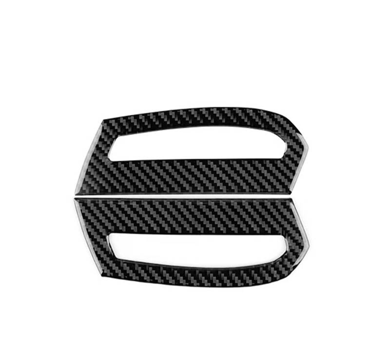 Mittelkonsole Dekor Für Toyota Für Camry 2018-2021 2022 2023 2024 LHD RHD Echt Weichen Carbon Fiber Auto Instrumentside Air Outlet Innen Panel Interieurleisten(Black Carbon) von Mtuqvma