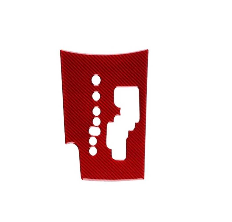 Mittelkonsole Dekor Für Toyota Für RAV4 2006 2007 2008 2009 2010 2011 2012 LHD Echter Weicher Carbonfaser Aufkleber Auto Schalttafel Innenverkleidung Interieurleisten(Red Carbon) von Mtuqvma