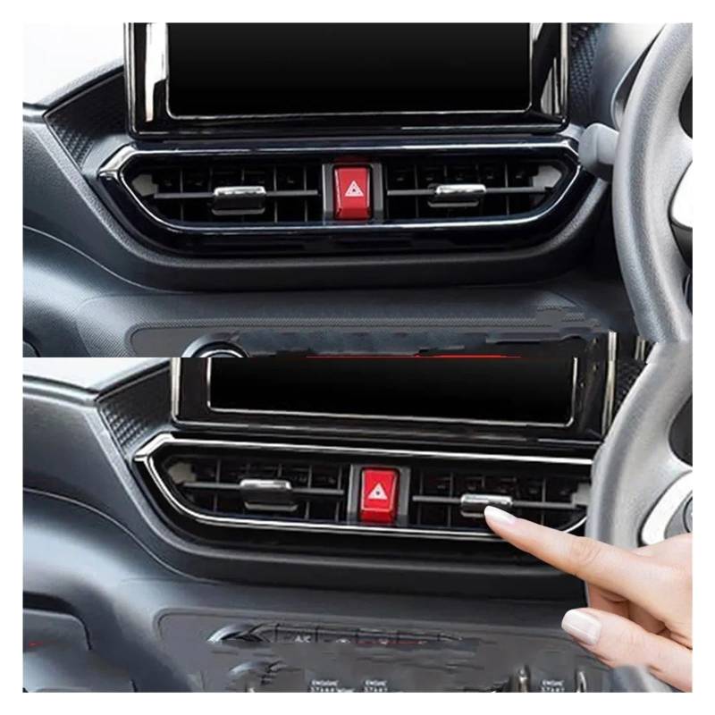 Mittelkonsole Dekor Für Toyota Für Raize A200 2020 2021 2022 RHD Schwarz Center Console Getriebe Armlehne Box Panel Abdeckung Trim Fenster Schalter Interieurleisten(I) von Mtuqvma