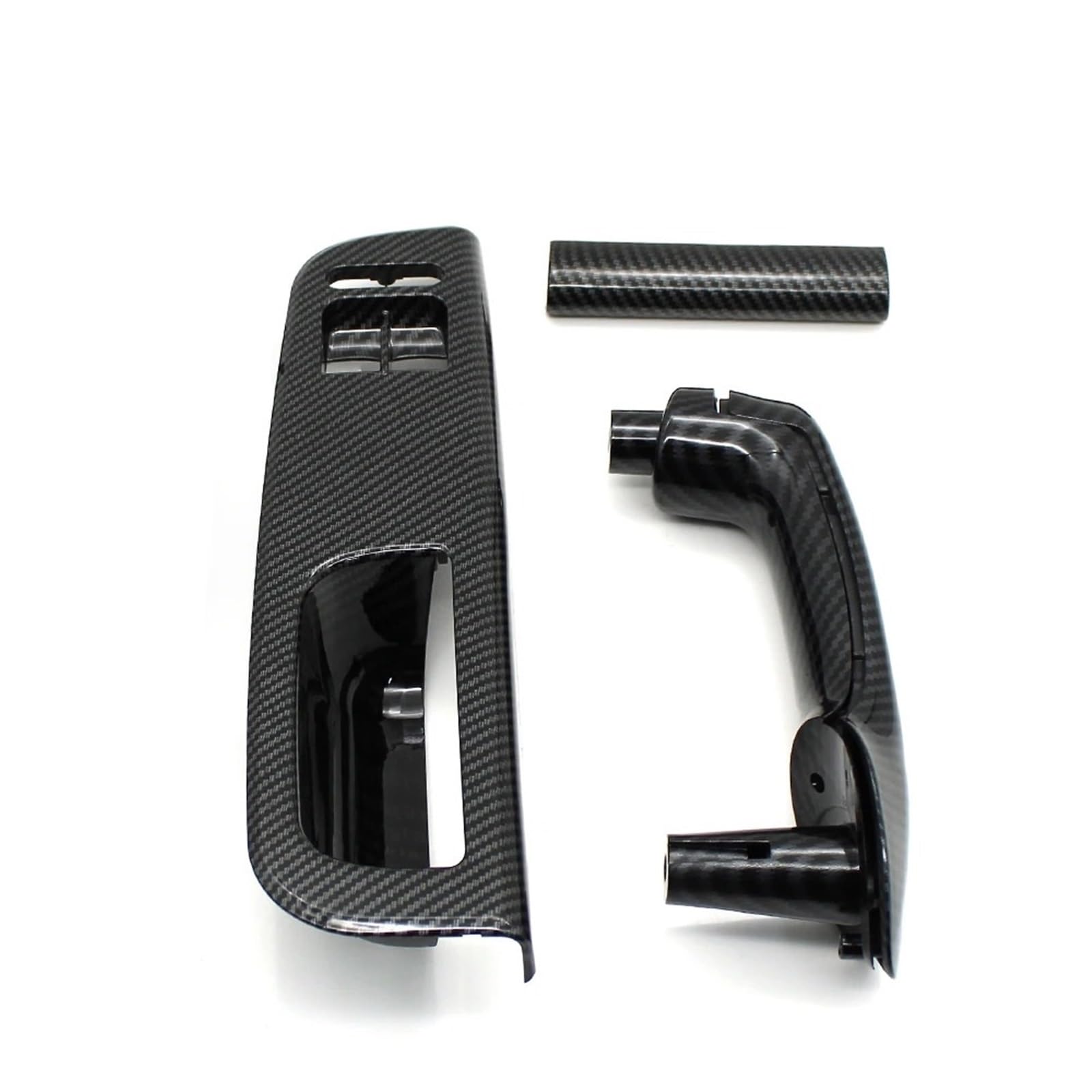 Mittelkonsole Dekor Für VW Für Jetta MK4 1999 2000 2001 2002 2003 2004 LHD Auto Fenster Schalter Abdeckung Panel Tür Pull Haltegriff 1J0867180AA94 1J0867179AA94 Interieurleisten(Carbon Fiber 4pcs) von Mtuqvma