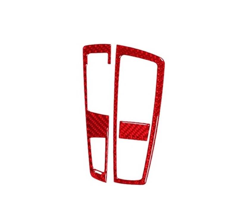 Mittelkonsole Dekor Für X3 F25 Für X4 F26 2011 2012 2013 2014 2015 2016 2017 Carbon Fiber Center Shifter Control Aufkleber Auto Innen Interieurleisten(Red Set A) von Mtuqvma