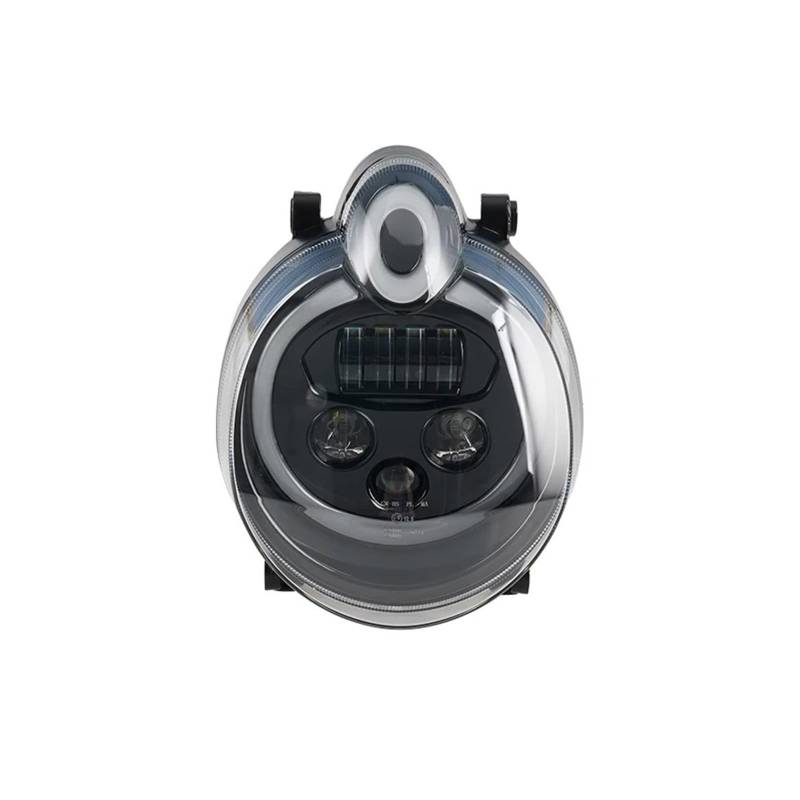 Mtuqvma Motorradscheinwerfer Für VMAX 1700 Scheinwerfer DRL Mit E-MARK E9 Front Motorrad Lichter Abblendlicht Scheinwerfer Montage Wasserdicht Frontscheinwerfer von Mtuqvma