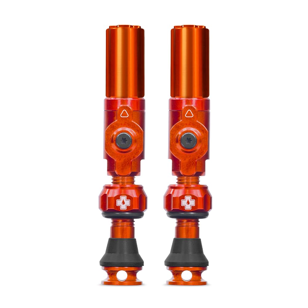 Muc-Off Big Bore Hybrid Tubeless Ventil, Orange 45 mm - Präzisionsgefertigte Staubschutzkappen mit Revolutionärer Airflow-Technologie - Fahrradventil Kappen für Tubeless MTB/Road/Gravel Bikes Muc-Off Big Bore Hybrid Tubeless Ventil, Orange 45 mm - Präzisionsgefertigte Staubschutzkappen mit Revolutionärer Airflow-Technologie - Fahrradventil Kappen für Tubeless MTB/Road/Gravel Bikes von Muc-Off