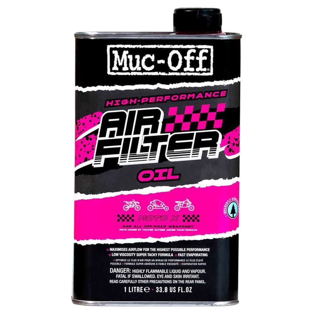 Muc Off Air Filter Oil, 1 Liter - Hochwertiges Luftfilteröl für Motorcross und Motorsport - Sportluftfilter - Optimiert den Luftstrom und Verlängert die Lebensdauer des Motors Muc Off Air Filter Oil, 1 Liter - Hochwertiges Luftfilteröl für Motorcross und Motorsport - Sportluftfilter - Optimiert den Luftstrom und Verlängert die Lebensdauer des Motors von Muc-Off