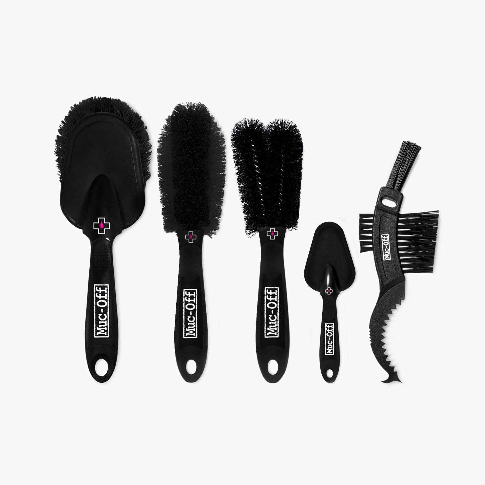 Muc-Off Premium Bürstenset - 5 Reinigungsbürsten für Fahrrad und Mountainbike mit Langlebigen Nylon Borsten und Ergonomischen Gummigriffen für Sanfteren Kontakt mit Material – Fahrrad Reinigungsset Muc-Off Premium Bürstenset - 5 Reinigungsbürsten für Fahrrad und Mountainbike mit Langlebigen Nylon Borsten und Ergonomischen Gummigriffen für Sanfteren Kontakt mit Material – Fahrrad Reinigungsset von Muc-Off