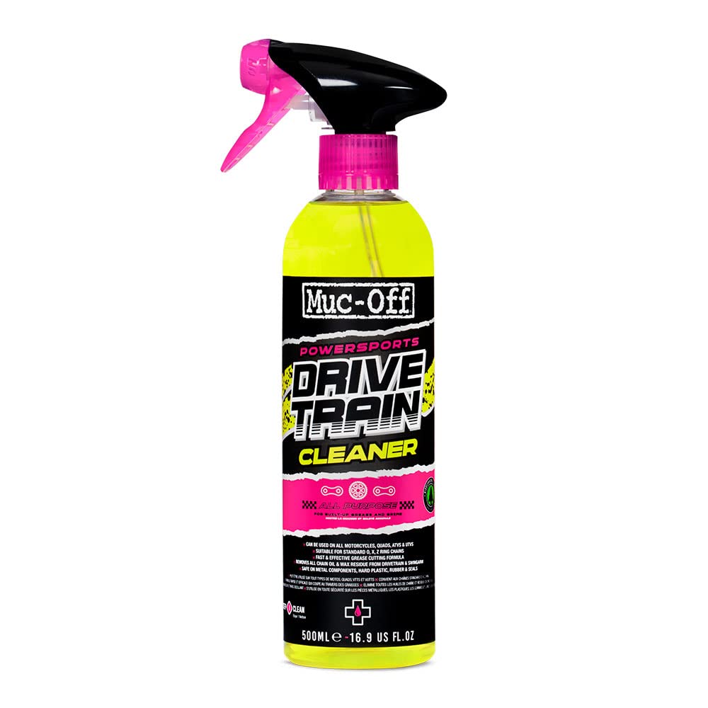 Muc-Off Powersports Antriebsstrangreiniger, 500 Milliliter – Allzweck, Biologisch Abbaubares Entfettungsspray – Geeignet für Motorräder, Quads & ATVs Muc-Off Powersports Antriebsstrangreiniger, 500 Milliliter – Allzweck, Biologisch Abbaubares Entfettungsspray – Geeignet für Motorräder, Quads & ATVs von Muc-Off