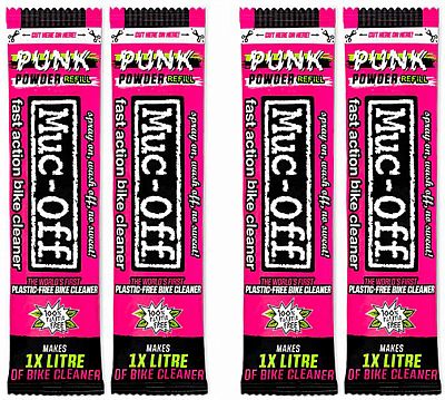 Muc-Off Punk Powder, Motorradreiniger Konzentrat - 4 x 30 gr. von Muc-Off